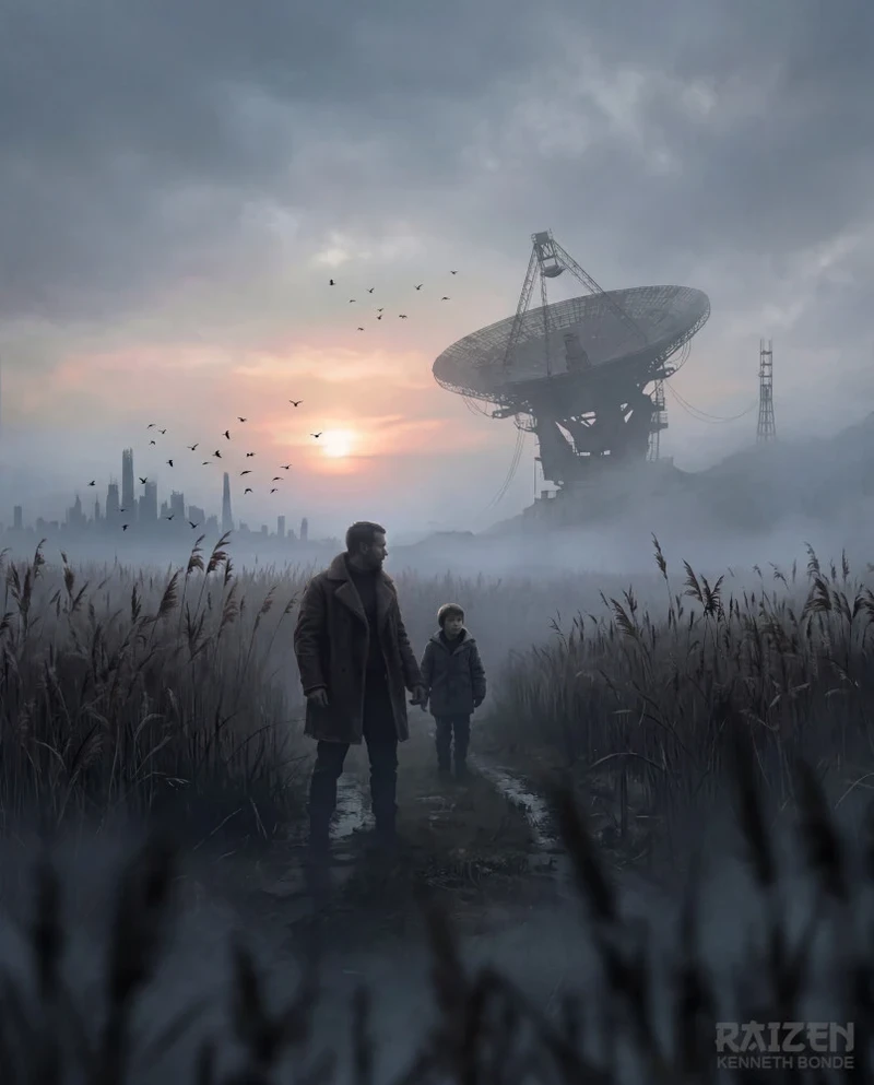 Journey visual development and environmental storytelling image series by Kenneth Bonde